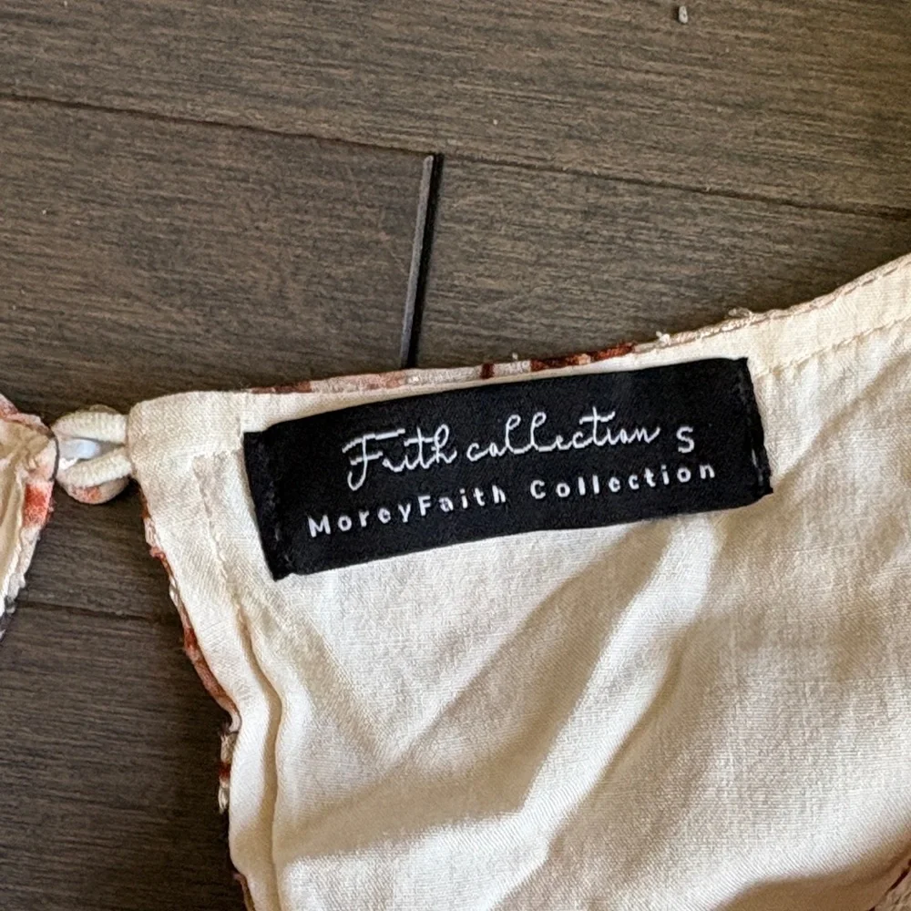 Morey Faith Collection Floral Mini Dress Size S - Picture 5 of 13